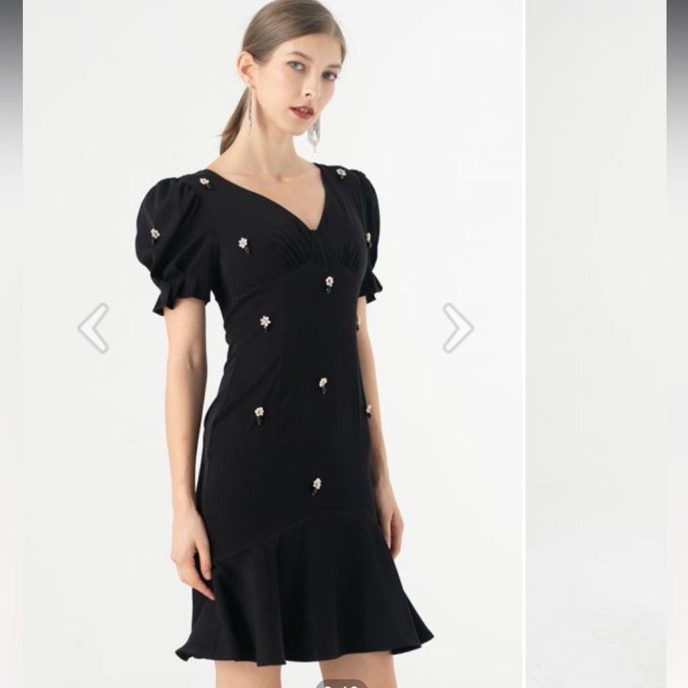 ChicWish mini beaded dress